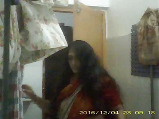 Sexy Mature Indian Milf Undressing her saree In all directions Bathroom Teaser Movie