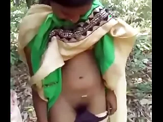 Desi lovers respecting forest relaxation