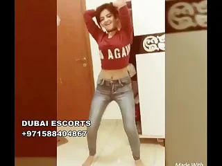 young indian girl dance just about dubai